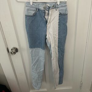 PacSun color block mom jeans